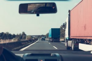 Moving truck Seeing moving trucks from a car