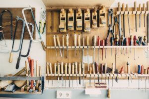 Sorting out the tools will help you to pack your garage with ease