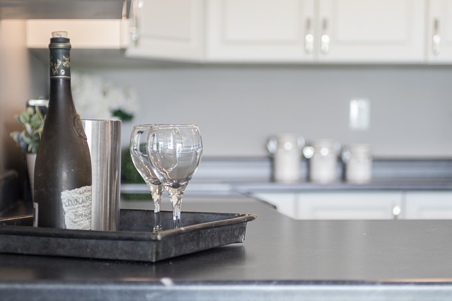 Would you like our home Stagers to make your home look like a cover of the magazine? Home staging in the kitchen area.