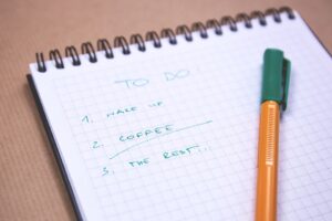 To-do checklist - one of the primary tools as far as organizational methods for moving your home are concerned.