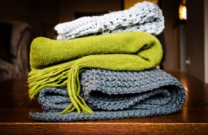 Wool covers - perfect for storing belongings in winter safely.