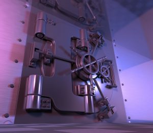 Facing a massive and heavy safe may be scary for you, but not for our safe movers NJ. A close up of a vault for safe movers NJ to relocate.