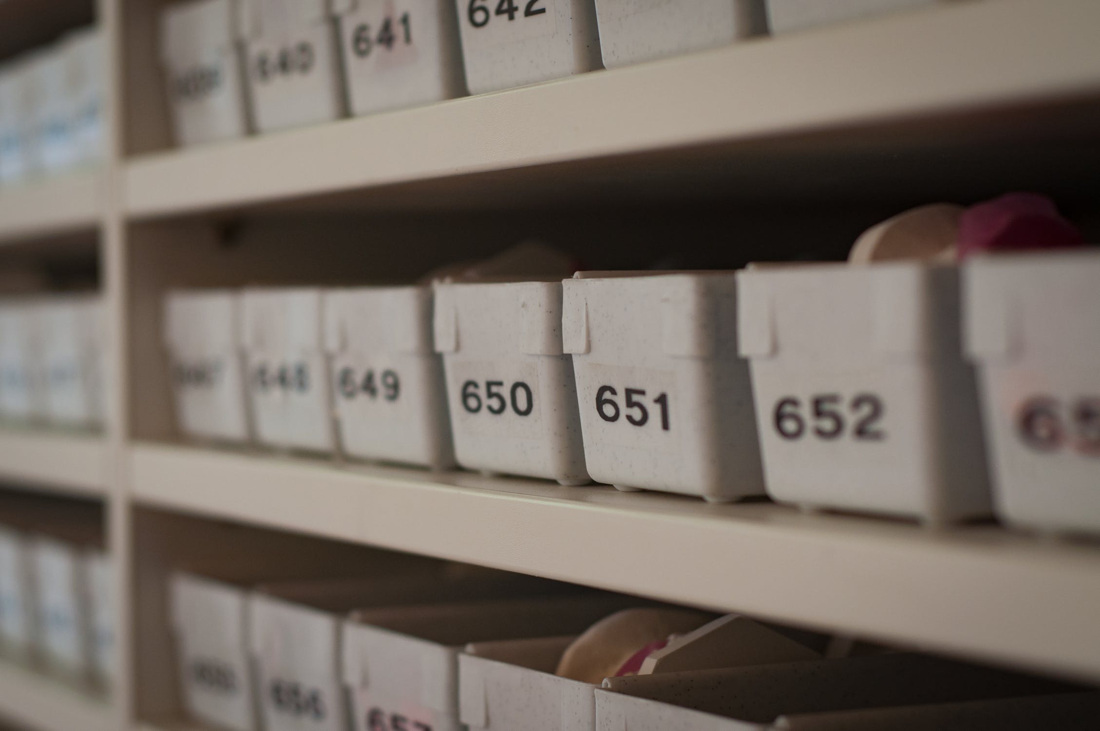 storage units