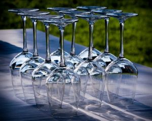 Take out all of the glasses you mean to pack and store wine glasses