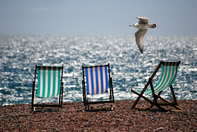 Chairs on Beach