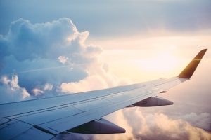 Cold chain shipping can be done via plane as well as via trucks a back of the plane in clouds