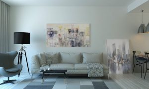 When you buy a furnished home, all you need to do is to move in! furnished living room