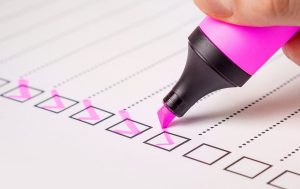 Make sure to book your date for moving on time check list