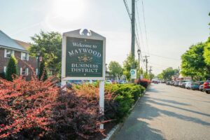 maywood NJ business sign